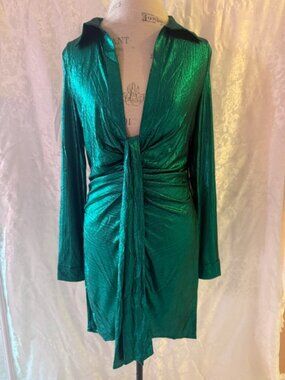 Ladies Green Night Dress